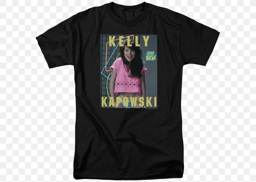 T-shirt Kelly Kapowski Neckline Sleeve, PNG, 600x583px, Tshirt, Active Shirt, Black, Bluza, Brand Download Free