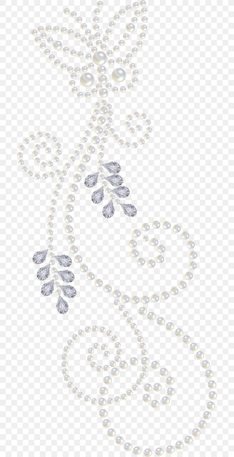 Pearl Bracelet Diamond Clip Art, PNG, 702x1600px, Pearl, Body Jewelry, Bracelet, Charms Pendants, Choker Download Free
