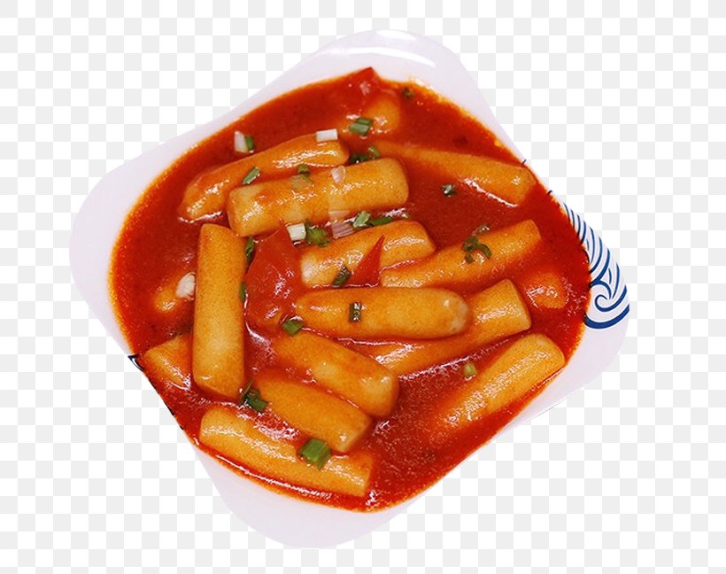 Tteok-bokki Nian Gao Rice Cake Korean Cuisine Sweet And Sour, PNG, 750x648px, Tteokbokki, Asian Food, Chile Con Queso, Chili Pepper, Cooking Download Free