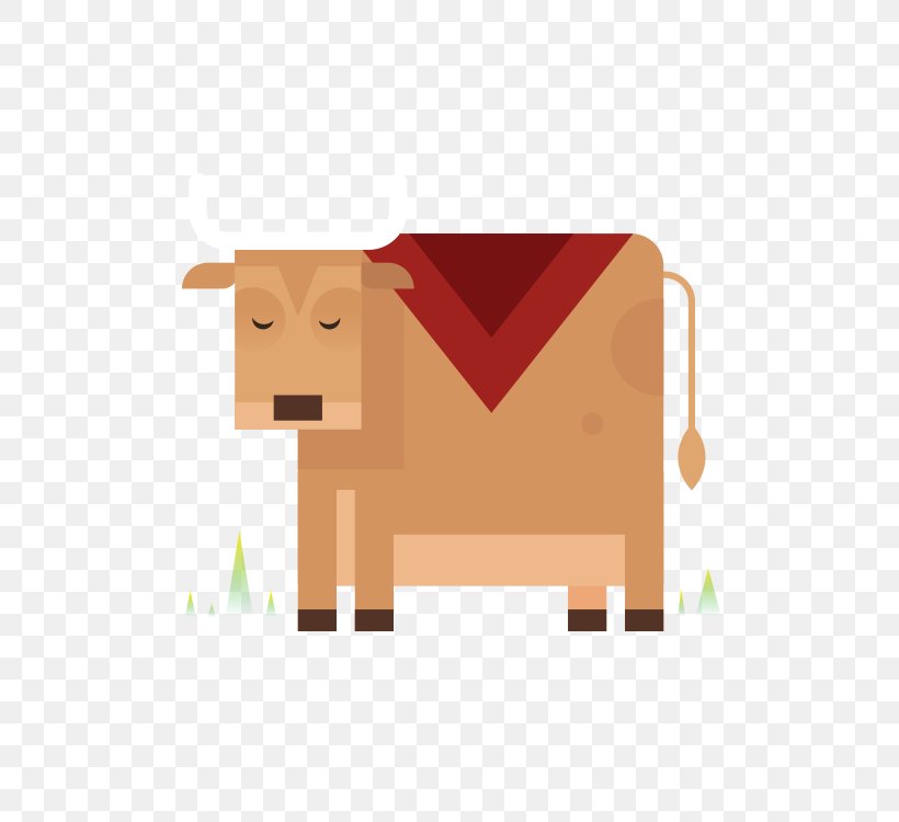 Cattle Cartoon Mammal Clip Art, PNG, 750x750px, Cattle, Animal, Brown, Cartoon, Cattle Like Mammal Download Free