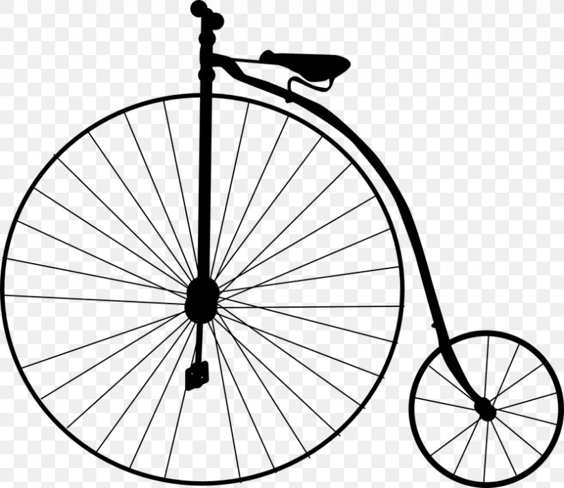 Bicycle Penny-farthing Cycling Clip Art, PNG, 832x720px, Bicycle, Area, Bicycle Accessory, Bicycle Drivetrain Part, Bicycle Frame Download Free