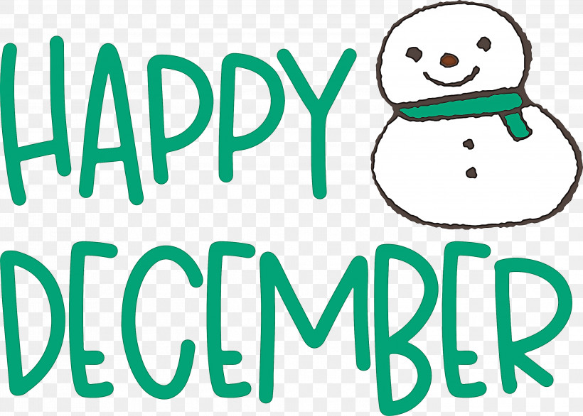 Happy December December, PNG, 2999x2145px, Happy December, Behavior, December, Green, Happiness Download Free