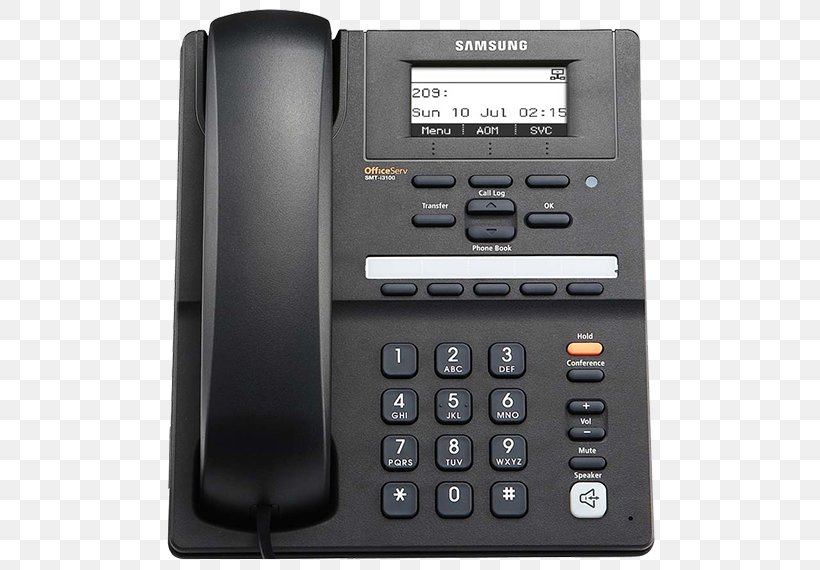 Samsung Galaxy Business Telephone System VoIP Phone Handset, PNG, 622x570px, Samsung Galaxy, Answering Machine, Business Telephone System, Caller Id, Corded Phone Download Free