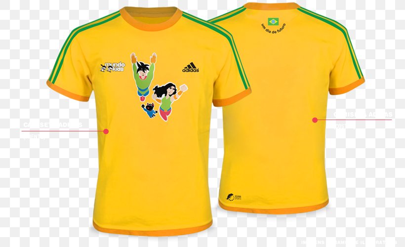 Sports Fan Jersey T-shirt Sleeve Yellow, PNG, 800x500px, Sports Fan Jersey, Active Shirt, Brand, Clothing, Jersey Download Free
