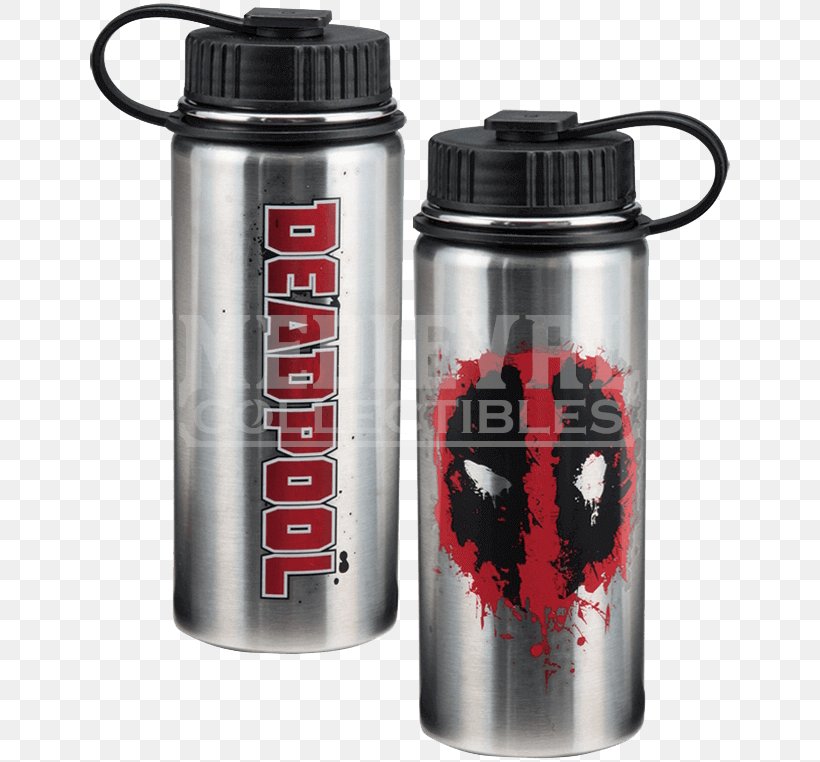 Water Bottles Deadpool Marvel Comics Marvel Universe, PNG, 762x762px, Water Bottles, Action Toy Figures, Bottle, Comics, Deadpool Download Free