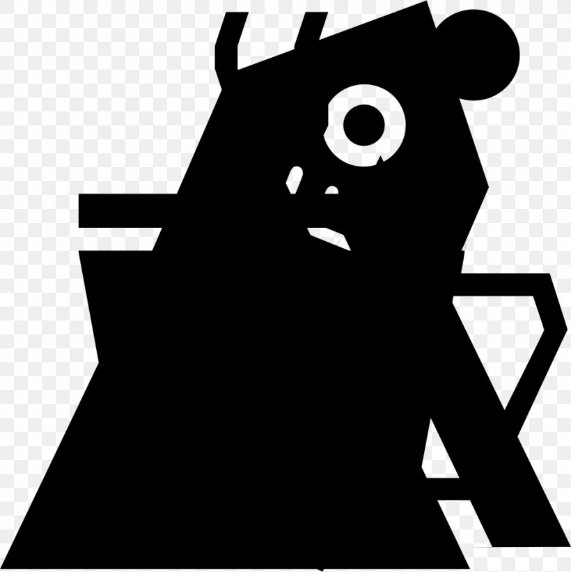 Mammal Silhouette Cartoon Character Clip Art, PNG, 980x982px, Mammal, Artwork, Black, Black And White, Black M Download Free