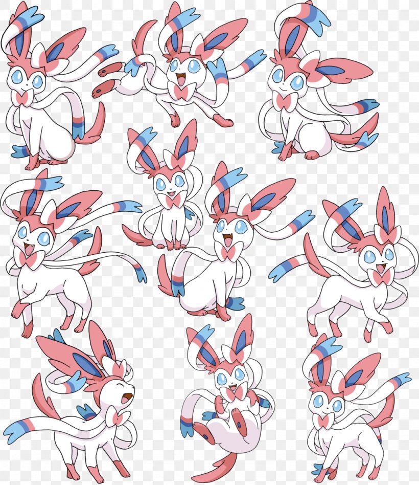 Pokémon X And Y Sylveon Eevee Drawing, PNG, 1024x1184px, Sylveon, Animal Figure, Area, Art, Artwork Download Free