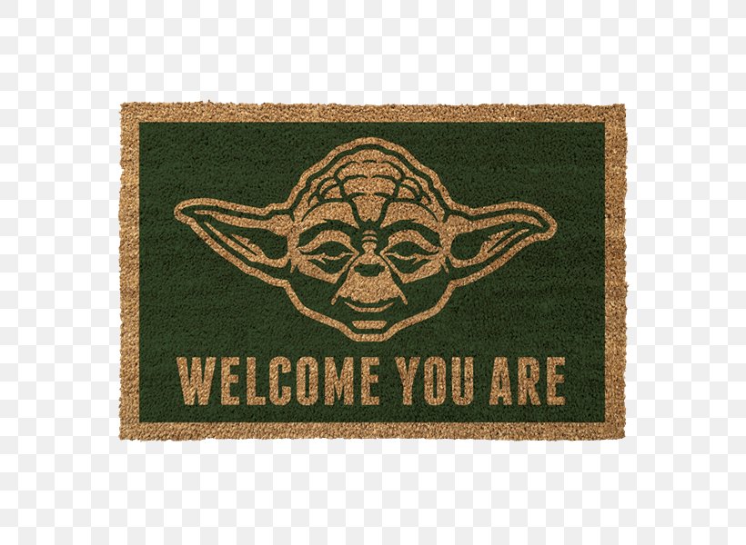 Yoda Mat Carpet BB-8 Coir, PNG, 600x600px, Yoda, Anakin Skywalker, Brand, Carpet, Coir Download Free