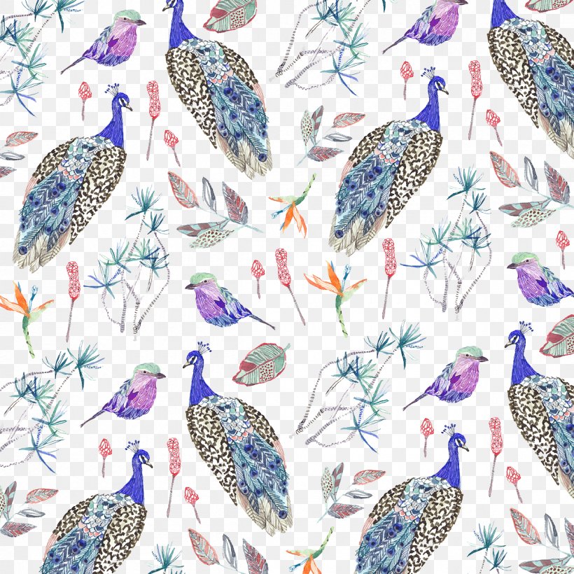 Bird Illustrator Pattern, PNG, 1200x1200px, Bird, Cartoon, Fauna, Feather, Illustrator Download Free