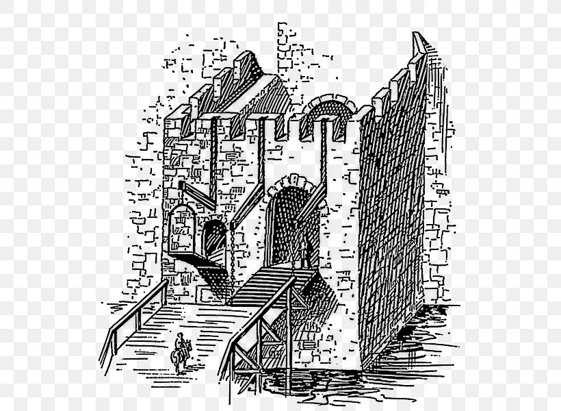 Lewes Castle Gatehouse Barbican Manor House, PNG, 562x600px, Gatehouse, Arch, Architecture, Art, Artwork Download Free