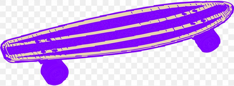 Clip Art Vector Graphics Free Content Skateboard, PNG, 961x353px, Skateboard, Drawing, Ice Skating, Purple, Quad Skates Download Free