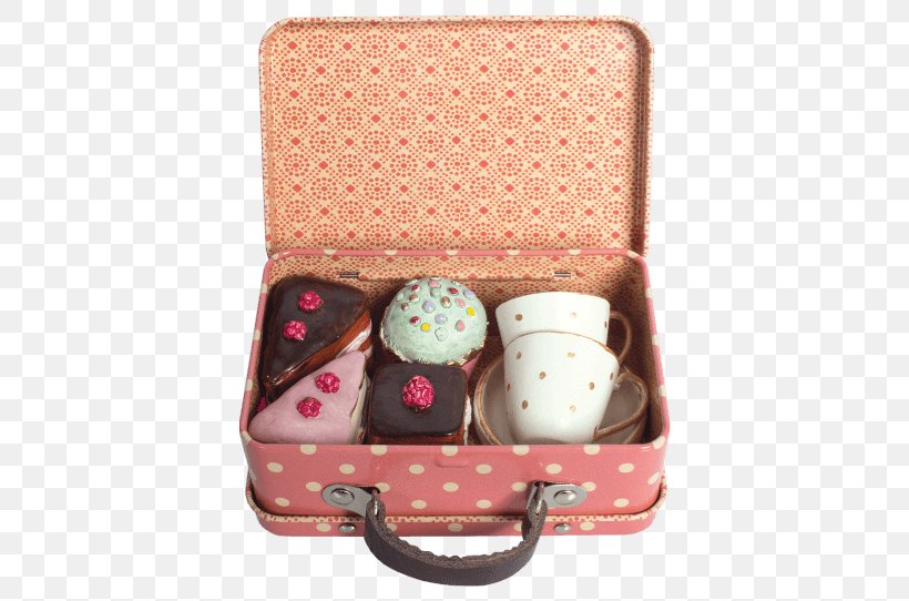 Cupcake Tea Suitcase, PNG, 650x542px, Cupcake, Bag, Biscuit, Box, Cake Download Free
