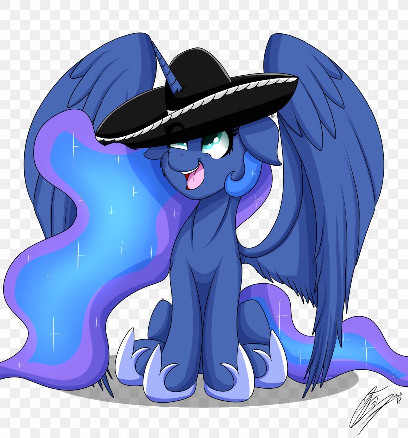 Princess Luna Equestria Mexico Mexican Cuisine DeviantArt, PNG, 3214x3450px, Princess Luna, Art, Cartoon, Deviantart, Electric Blue Download Free