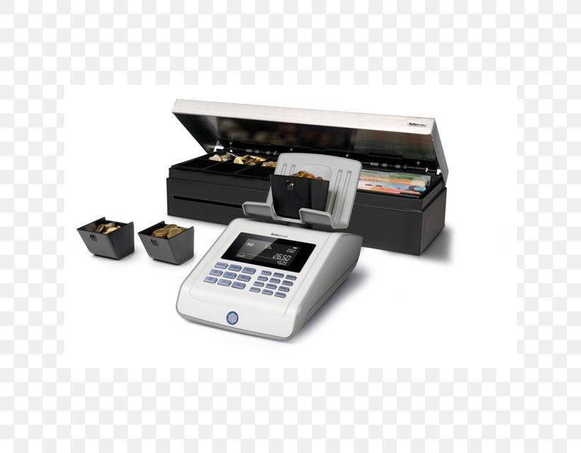 Cash Register Coin Banknote Counter Money Balance Compteuse, PNG, 640x640px, Cash Register, Balance Compteuse, Bank, Banknote, Banknote Counter Download Free