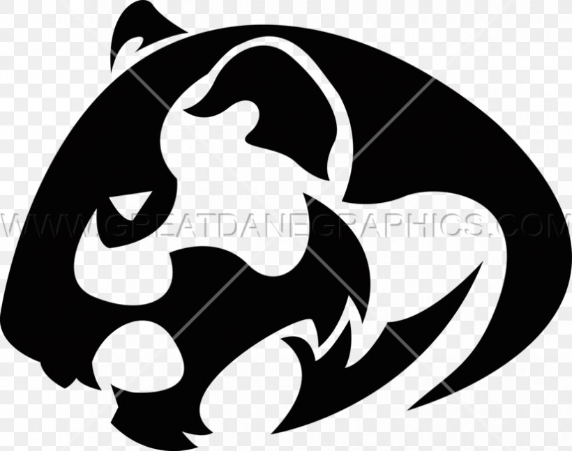 Cougar Silhouette Image Lion Photograph, PNG, 825x651px, Cougar, Art, Black And White, Cartoon, Fictional Character Download Free