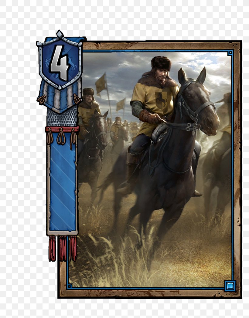 Gwent: The Witcher Card Game The Witcher 3: Wild Hunt CD Projekt Banner, PNG, 775x1048px, Gwent The Witcher Card Game, Art, Banner, Bridle, Cavalry Download Free