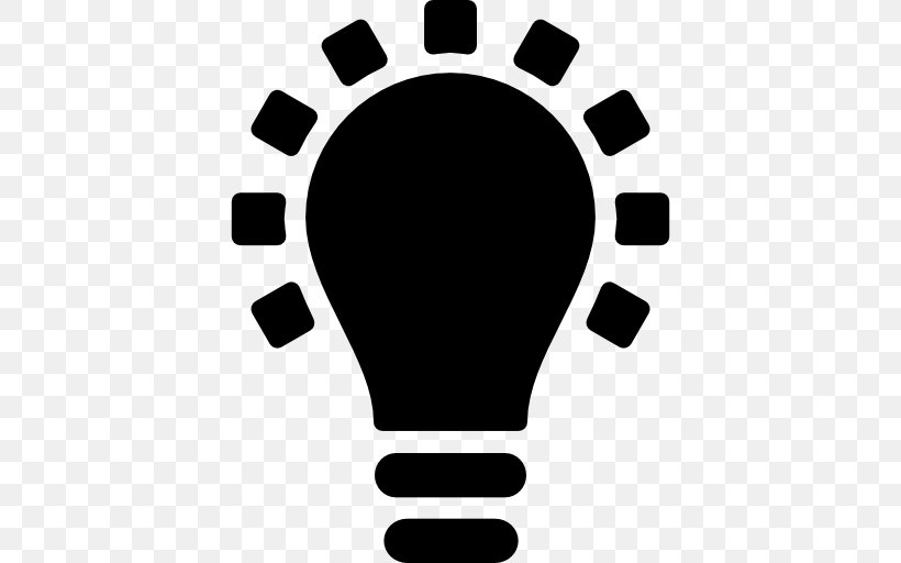 Incandescent Light Bulb Lamp, PNG, 512x512px, Light, Aseries Light Bulb, Black, Black And White, Edison Screw Download Free