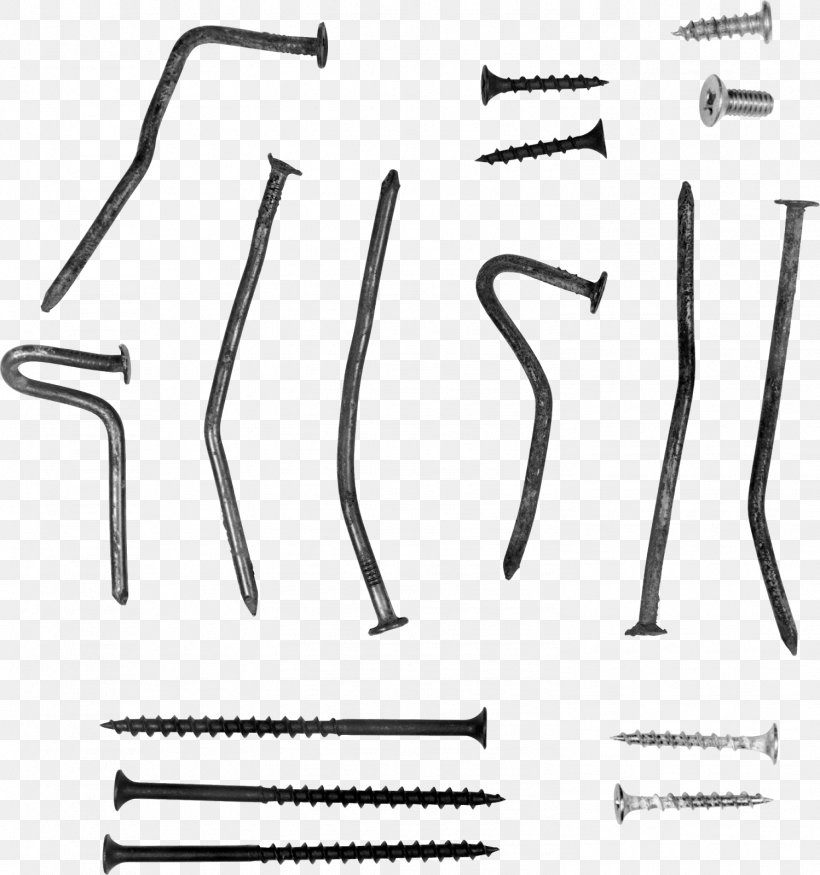 Nail Fastener Vrut Bolt Clip Art, PNG, 1498x1600px, Nail, Auto Part, Black And White, Bolt, Fastener Download Free