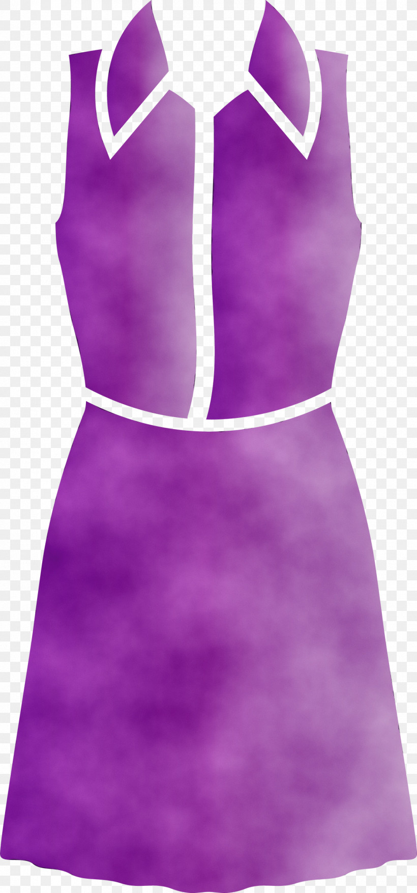 Lavender, PNG, 1402x3000px, Watercolor Dress, Aline, Clothing, Cocktail Dress, Day Dress Download Free