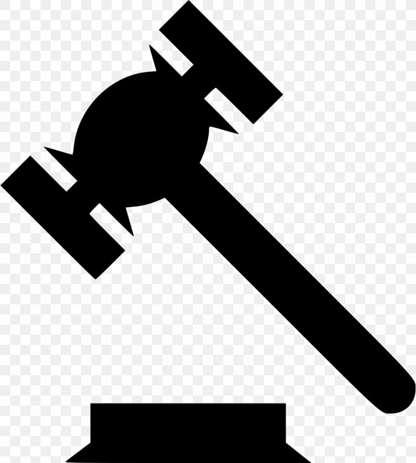 Law Gavel Judge Auction Clip Art, PNG, 880x980px, Law, Auction, Bidding, Black, Black And White Download Free