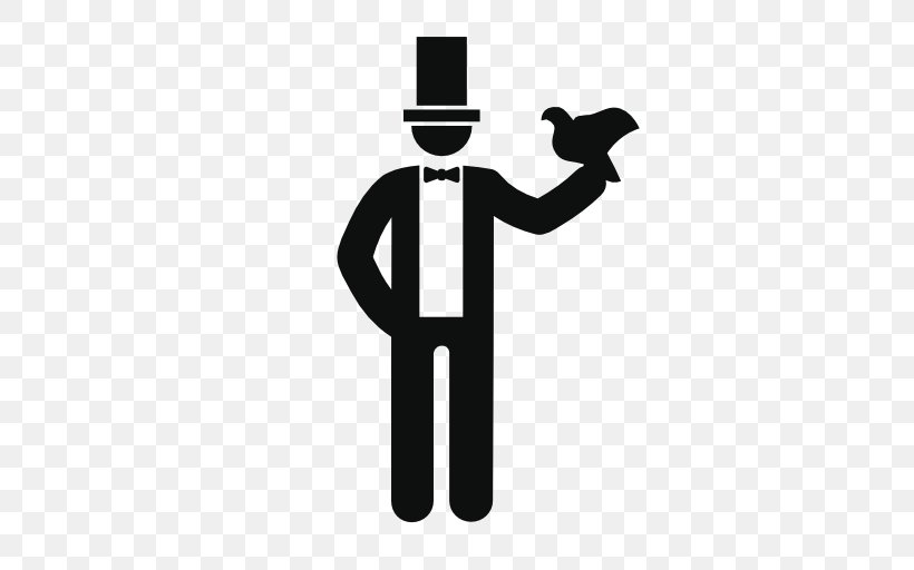 Magician, PNG, 512x512px, Magician, Black And White, Gentleman, Human Behavior, Joint Download Free