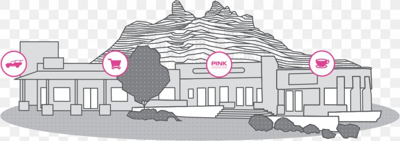 Pink Jeep Tours Sedona, AZ Clip Art Pink® Adventure Group, PNG, 1140x403px, Jeep, Area, Building, Cartoon, Climbing Download Free