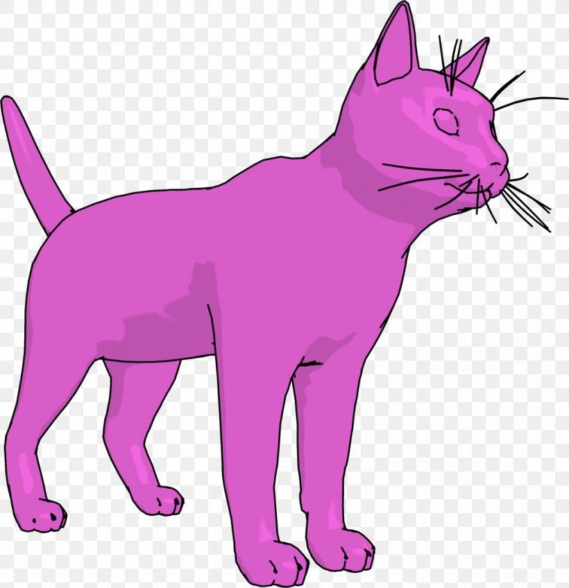 Whiskers Clip Art Pink Cat Persian Cat, PNG, 1007x1042px, Whiskers, Abyssinian, Animal Figure, Carnivore, Cartoon Download Free