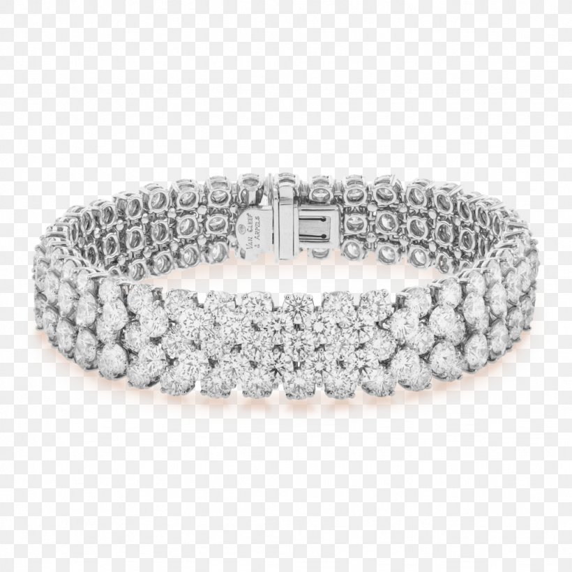 Bracelet Earring Jewellery Van Cleef & Arpels Diamond, PNG, 1024x1024px, Bracelet, Bangle, Bling Bling, Brilliant, Chain Download Free