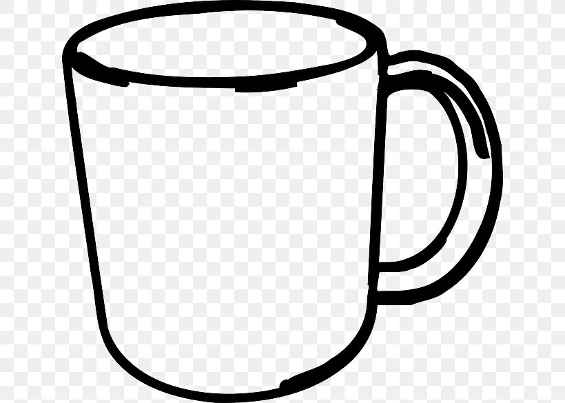 Mug Coffee Cup Drawing Teacup Clip Art, PNG, 640x585px, Mug, Area, Art, Beer Glasses, Black Download Free