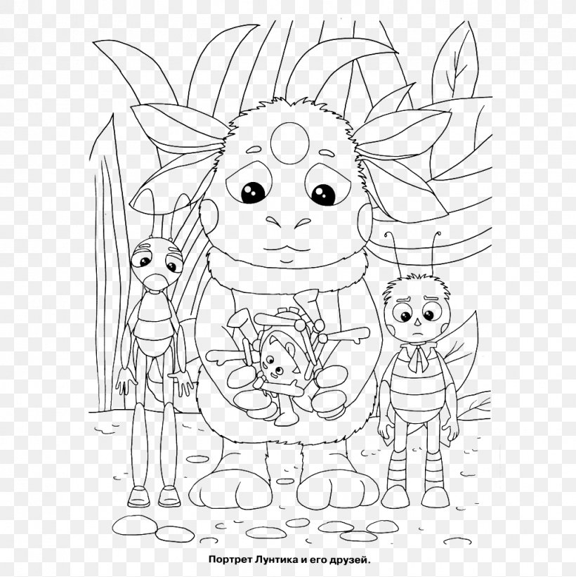 Line Art Coloring Book Animated Film Character Drawing, PNG, 1022x1024px, Watercolor, Cartoon, Flower, Frame, Heart Download Free