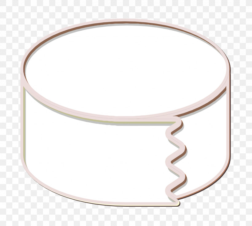 Tape Icon Office Elements Icon, PNG, 1236x1112px, Tape Icon, Bracelet, Metal, Office Elements Icon, Table Download Free
