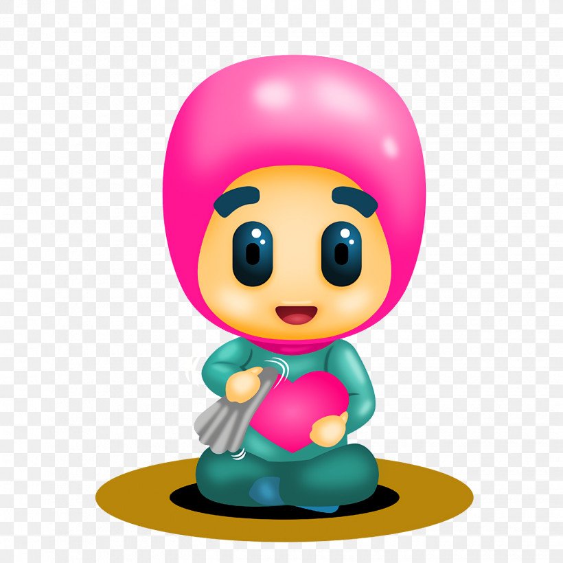 Figurine Character Smiley Pink M Computer, PNG, 1440x1440px, Figurine, Character, Character Created By, Computer, M Download Free