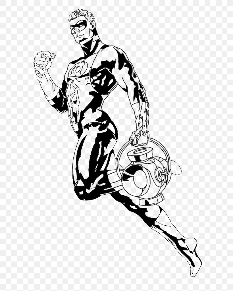 Hal Jordan Green Lantern John Stewart Black And White Sketch, PNG, 768x1024px, Hal Jordan, Arm, Art, Ball, Black And White Download Free