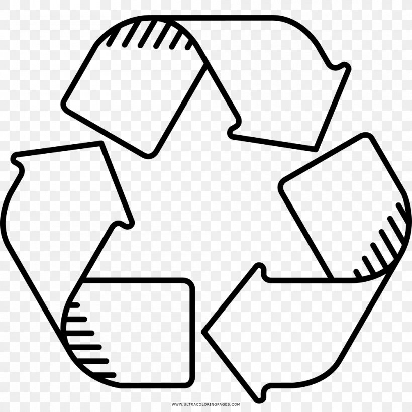 Recycling Symbol Plastic Drawing Business, PNG, 1000x1000px, Recycling, Area, Black, Black And White, Business Download Free
