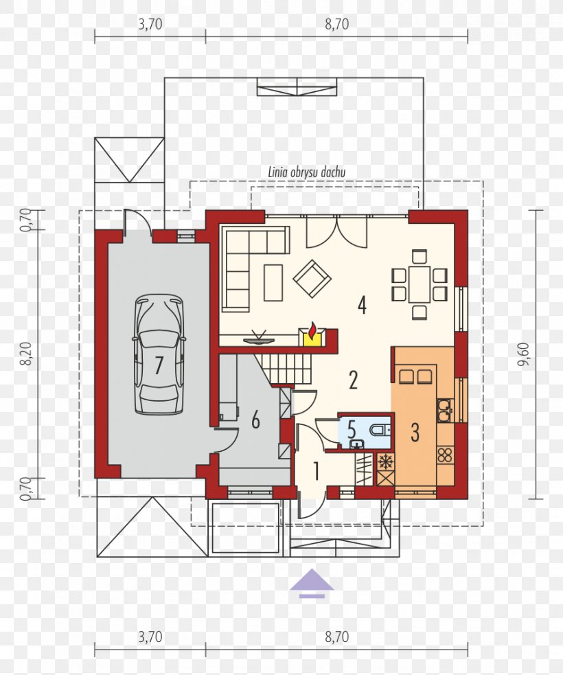 Floor Plan House Single Family Detached Home Altxaera Garage Png