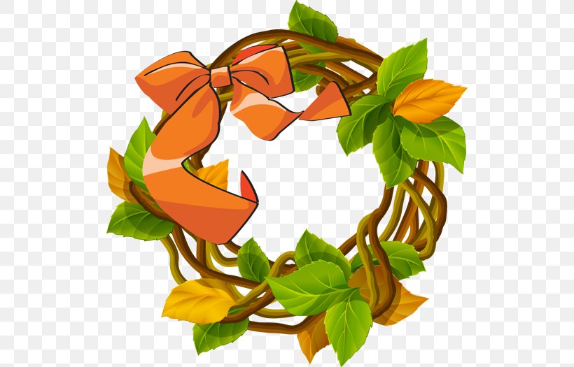 Laurel Wreath Autumn Clip Art, PNG, 516x525px, Wreath, Autumn, Bay Laurel, Christmas, Floral Design Download Free