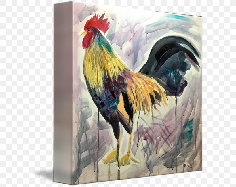 Rooster Watercolor Painting Art, PNG, 601x650px, Rooster, Art, Beak, Bird, Chicken Download Free