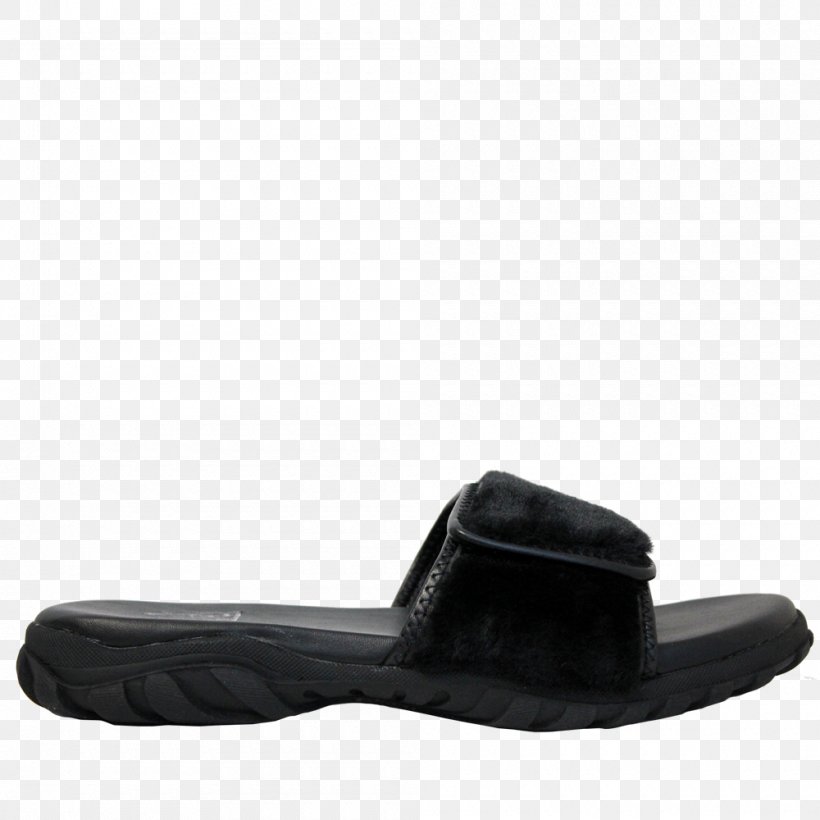 Slipper Sandal Flip-flops Slide Shoe, PNG, 1000x1000px, Slipper, Black, Clothing, Flipflops, Footwear Download Free