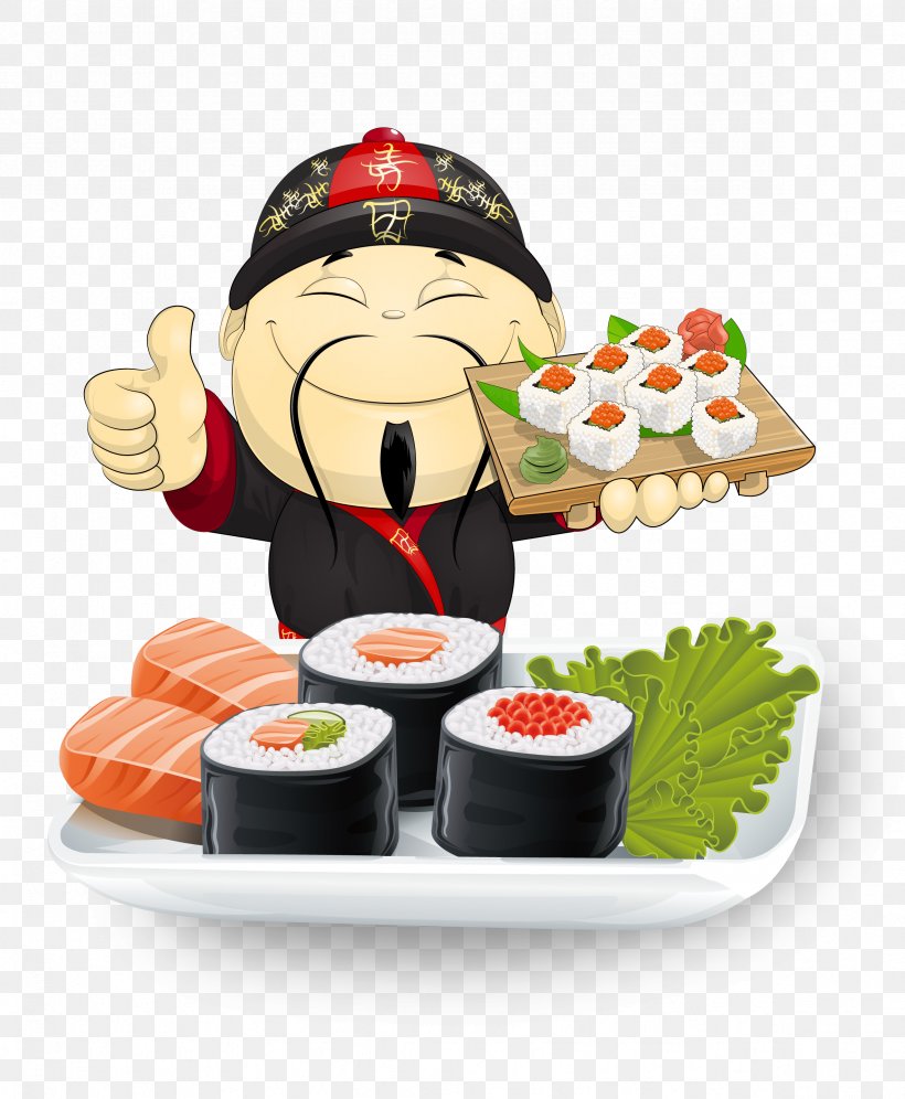 Sushi Japanese Cuisine Sashimi Asian Cuisine Ramen, PNG, 2362x2869px, Sushi, Asian Cuisine, Asian Food, Chef, Cooking Download Free