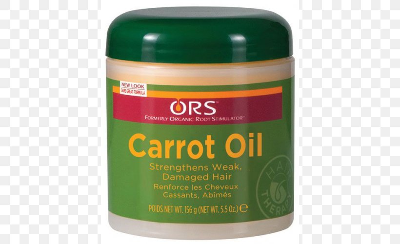Organic Root Stimulator Carrot Oil Carrot Seed Oil Hair Care ORS Olive Oil Incredibly Rich Moisturizing Hair Lotion, PNG, 500x500px, Carrot Seed Oil, Carrot, Coconut Oil, Cream, Hair Care Download Free
