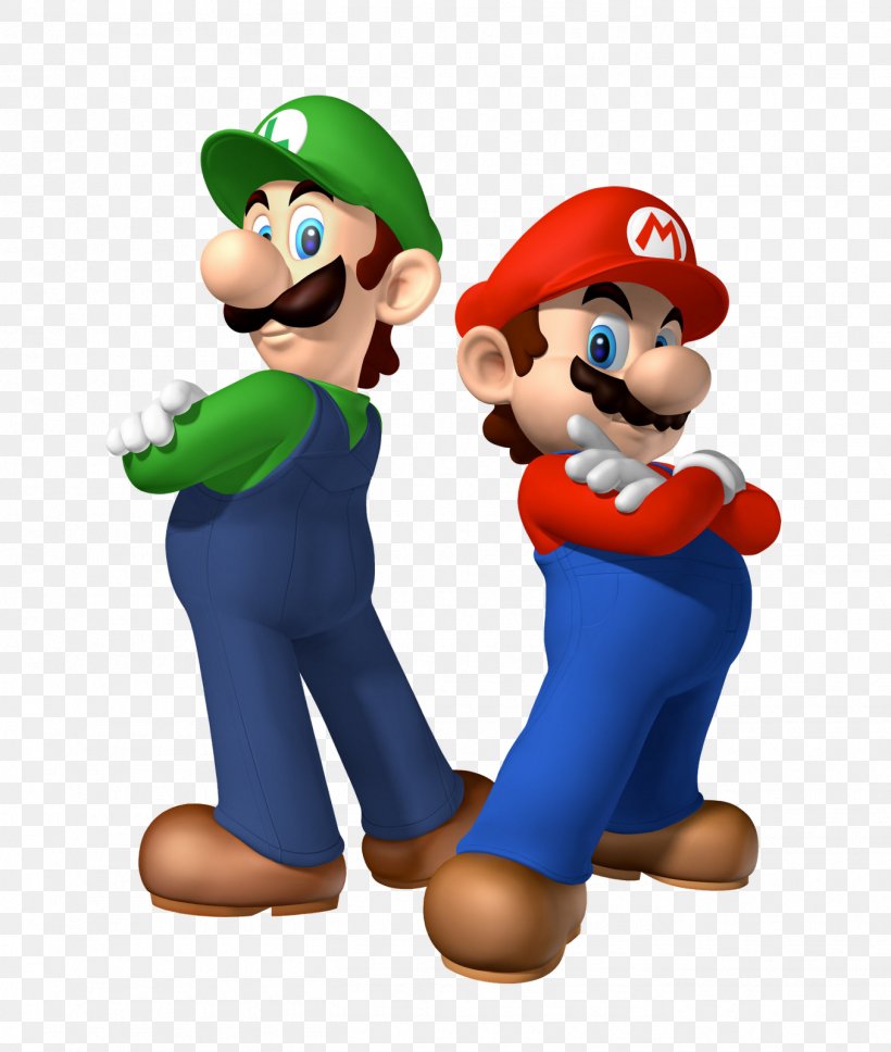 Super Mario Bros. Mario & Luigi: Partners In Time Mario & Luigi: Superstar Saga, PNG, 1355x1600px, Super Mario Bros, Figurine, Finger, Hand, Luigi Download Free