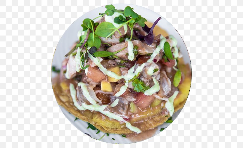 Vegetarian Cuisine Tostada Taco Recipe Ceviche, PNG, 500x500px, Vegetarian Cuisine, Ceviche, Chef, Chipotle Mexican Grill, City Tacos Download Free