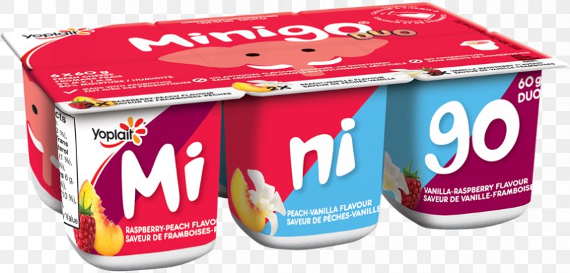 Yoplait Source Strawberry/Fieldberry/Peach/Raspberry Yogurt Yoghurt Milk Food, PNG, 828x397px, Watercolor, Cartoon, Flower, Frame, Heart Download Free