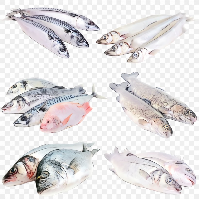 Fish Fish Products Fish Oily Fish Seafood, PNG, 2000x2000px, Watercolor, Fish, Fish Products, Oily Fish, Paint Download Free