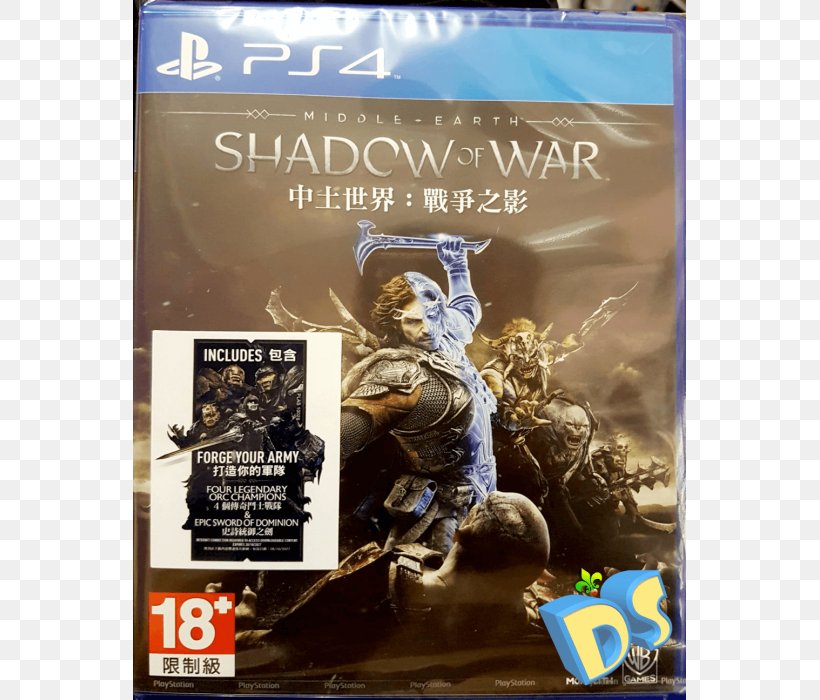 Middle-earth: Shadow Of War Middle-earth: Shadow Of Mordor PlayStation 4 Video Game, PNG, 700x700px, Middleearth Shadow Of War, Action Figure, Crash Bandicoot N Sane Trilogy, Fifa 18, Game Download Free