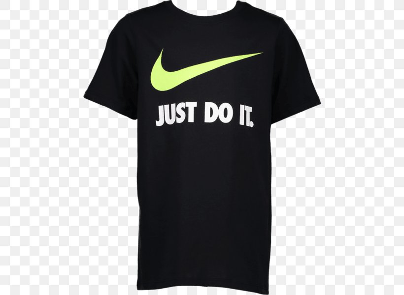 T-shirt Nike Air Max Just Do It, PNG, 560x600px, Tshirt, Active Shirt, Black, Brand, Clothing Download Free