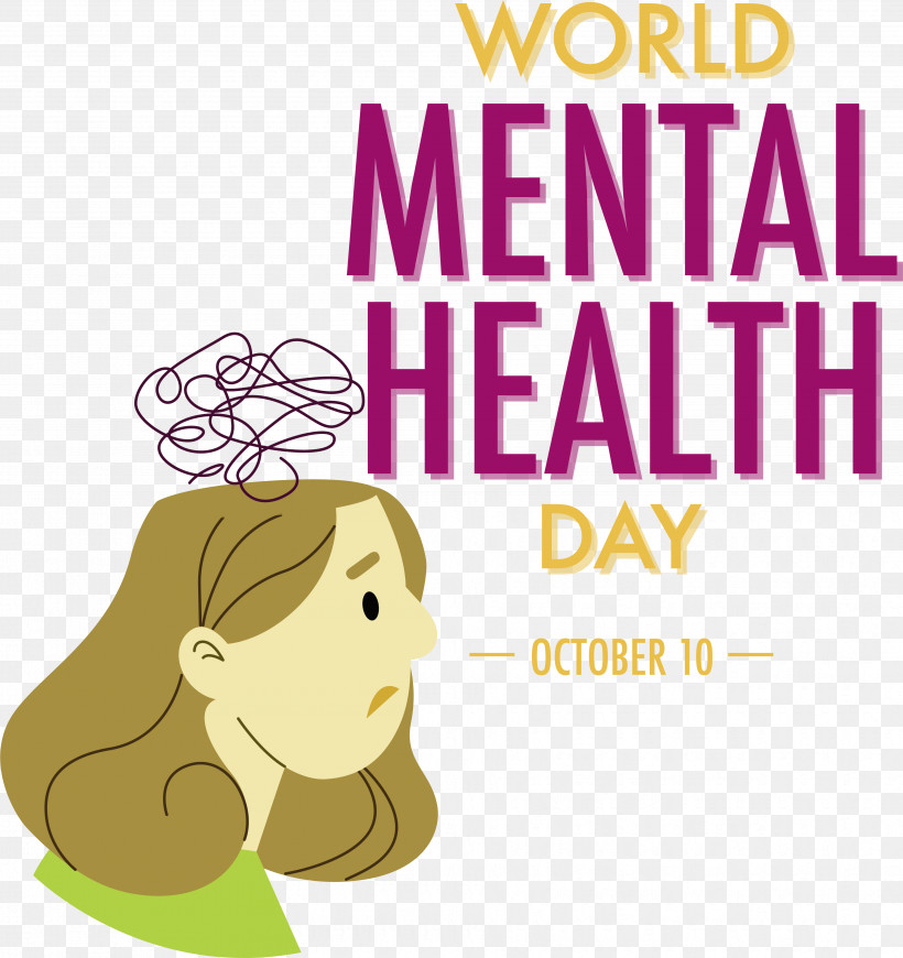 World Mental Health Day, PNG, 3722x3950px, World Mental Health Day, Global Mental Health, Mental Health Download Free