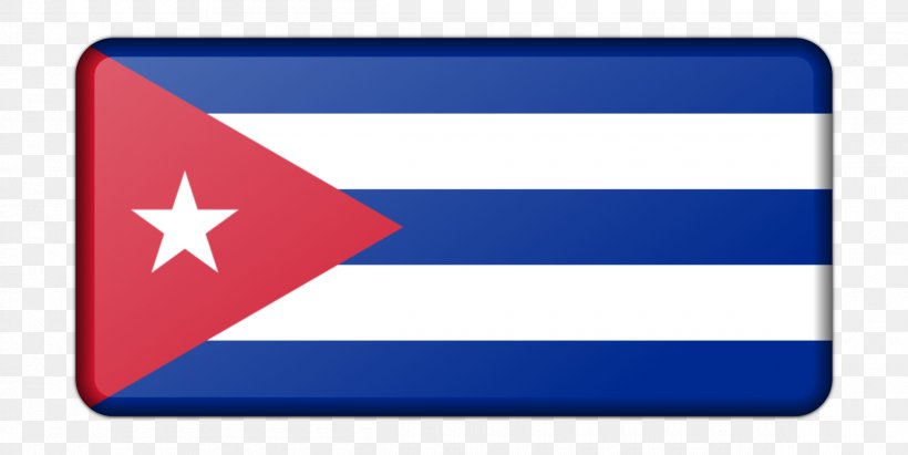 Flag Of Cuba Flag Of Puerto Rico Clip Art, PNG, 2400x1203px, Cuba, Area, Blue, Drawing, Flag Download Free