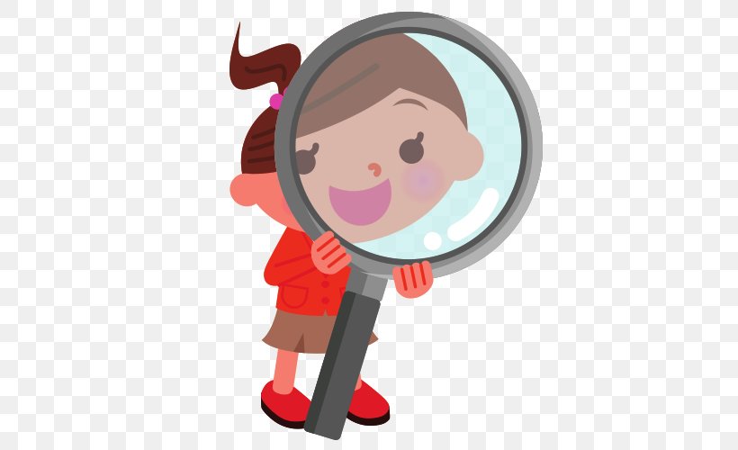 Magnifying Glass Cartoon, PNG, 500x500px, Watercolor, Cartoon, Flower, Frame, Heart Download Free