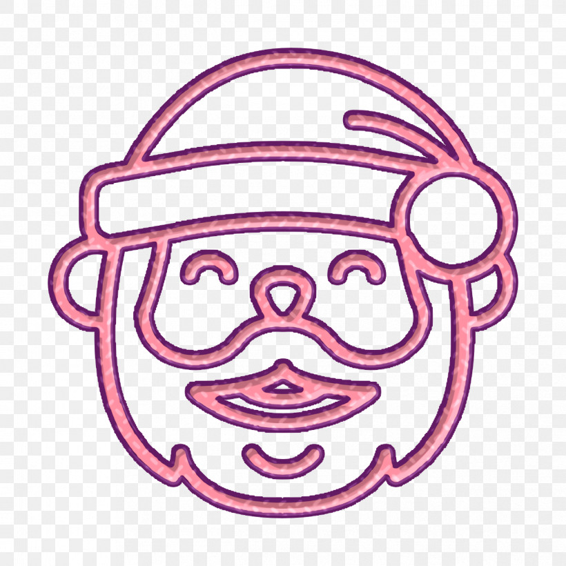 Santa Claus Icon Winter Icon Christmas Icon, PNG, 1244x1244px, Santa Claus Icon, Cartoon, Christmas Icon, Geometry, Headgear Download Free